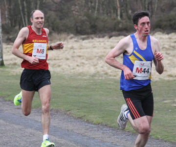 Will 'the limpet' Cockerell locks onto his Leeds rival. Two legs to go and we're still just two seconds off the lead.