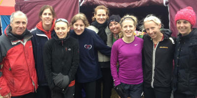 President and Team Manager Charlie Dickinson, Rose O'Brien, Tish Jones, Jo Rhodes, Fee Maycock, Alison Heydenrych, Sam Amend, Louise Blizzard and Vikki Goodwin.